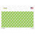 Lime Green Polka Dot Novelty Sticker Decal