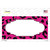 Pink Black Cheetah Scallop Novelty Sticker Decal