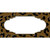 Brown Black Cheetah Scallop Novelty Sticker Decal