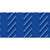 Blue Light Blue Chevron Novelty Sticker Decal