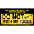 Do Not Screw Metal Novelty License Plate