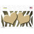 Gold White Zebra Hearts Oil Rubbed Novelty Sticker Decal
