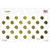 Yellow White Dots Oil Rubbed Novelty Sticker Decal