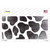 Black White Giraffe Oil Rubbed Novelty Sticker Decal