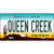 Queen Creek Arizona Metal Novelty License Plate