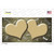 Gold White Dragonfly Hearts Oil Rubbed Novelty Sticker Decal