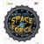 US Space Force Novelty Bottle Cap Sticker Decal