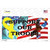 Support Our Troops Ribbon Novelty Sticker Decal