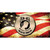 POW MIA With USA Flag Novelty Sticker Decal