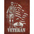 Veteran With Soldier Novelty Rectangle Sticker Decal