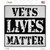 Vets Lives Matter Novelty Square Sticker Decal