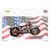 Indian Motorcycle American Flag Novelty Sticker Decal