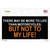 More To Life Than Motorcycles Novelty Sticker Decal