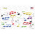 Musical Notes Multi-Color Novelty Sticker Decal