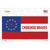Cherokee Braves Flag Novelty Sticker Decal