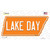 Lake Day Novelty Tennessee Shape Sticker Decal