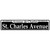 St. Charles Ave Novelty Narrow Sticker Decal