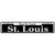 St. Louis Novelty Narrow Sticker Decal