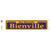 Bienville Purple Novelty Narrow Sticker Decal