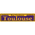 Toulouse Purple Novelty Narrow Sticker Decal