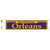 Orleans Purple Novelty Narrow Sticker Decal