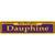 Dauphine Purple Novelty Narrow Sticker Decal