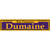 Dumaine Purple Novelty Narrow Sticker Decal