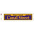 Canal Street Purple Novelty Narrow Sticker Decal