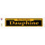 Dauphine Yellow Novelty Narrow Sticker Decal