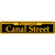 Canal Street Yellow Novelty Narrow Sticker Decal