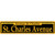 St. Charles Avenue Yellow Novelty Narrow Sticker Decal