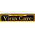 Vieux Carre Yellow Novelty Narrow Sticker Decal