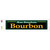 Bourbon Green Novelty Narrow Sticker Decal