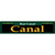 Canal Green Novelty Narrow Sticker Decal