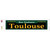 Toulouse Green Novelty Narrow Sticker Decal