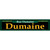 Dumaine Green Novelty Narrow Sticker Decal