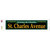 St. Charles Avenue Green Novelty Narrow Sticker Decal