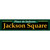 Jackson Square Green Novelty Narrow Sticker Decal