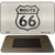 Route 66 Shield White Novelty Metal Magnet M-097