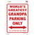 Worlds Greatest Grandpa Novelty Rectangle Sticker Decal