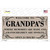 Welcome To Grandpas Novelty Sticker Decal