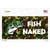 Fish Naked Novelty Sticker Decal
