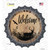 Welcome Elk Novelty Bottle Cap Sticker Decal