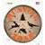 Hunting Zone Novelty Circle Sticker Decal