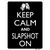 Keep Calm And Slapshot On Novelty Rectangle Sticker Decal