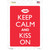 Keep Calm And Kiss On Novelty Rectangle Sticker Decal