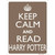 Keep Calm And Read Harry Potter Novelty Rectangle Sticker Decal