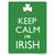 Keep Calm Im Irish Novelty Rectangle Sticker Decal