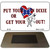 Put Your Heart In Dixie Novelty Metal Magnet M-158