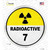 Radioactive Novelty Circle Sticker Decal